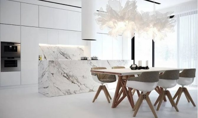 ( 50 фото) Мраморный интерьер