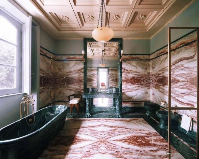 ( 50 фото) Мраморный интерьер