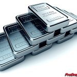 Горка платиновых слитков