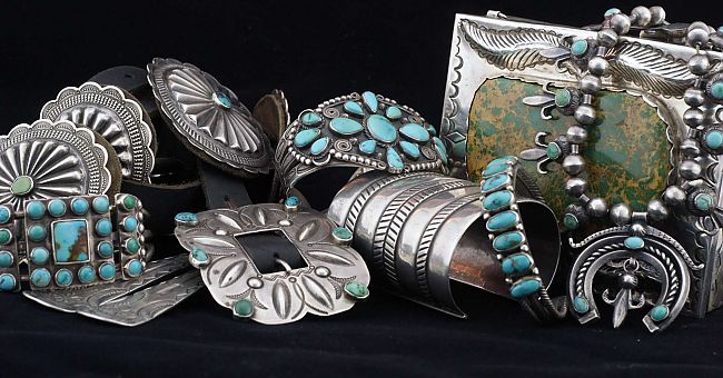 Серебряные украшения с ценными минералами