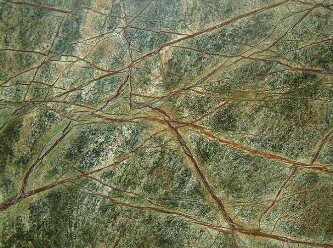 Зеленый мрамор, сорт Rain Forest Green